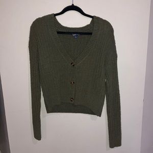 Knitted Material Sweater Top